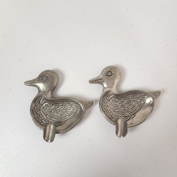 Vintage Other - Vintage Metal Ash Tray Duck Shape Lot Of 2 Boho Home Decor Eclectic MCM 1970s